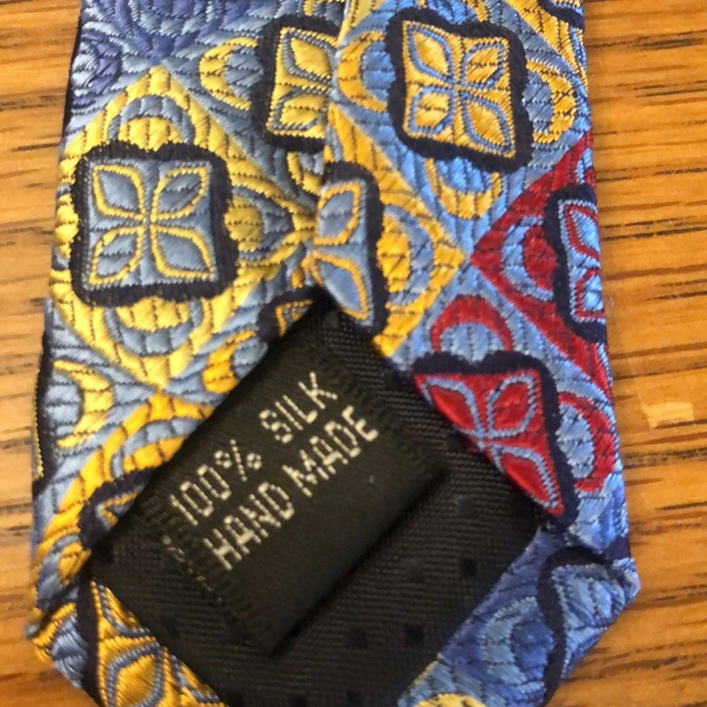 Fabio Fazio 100% Silk Neck Tie Beautiful Men’s Designer - Picture 3 of 9